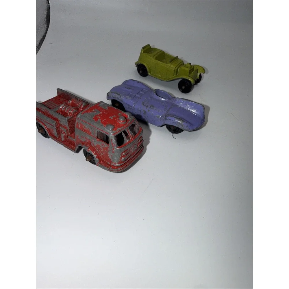 Vintage Metal Die Cast Toy‎ Car Lot Of 14: Tootsie, Midgetoy, Lesney Matchbox